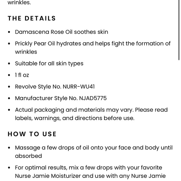 BRAND NEW Nurse Jaime UpLift Massaging Beauty Roller & Desert Rose Oil - Picture 9 of 10